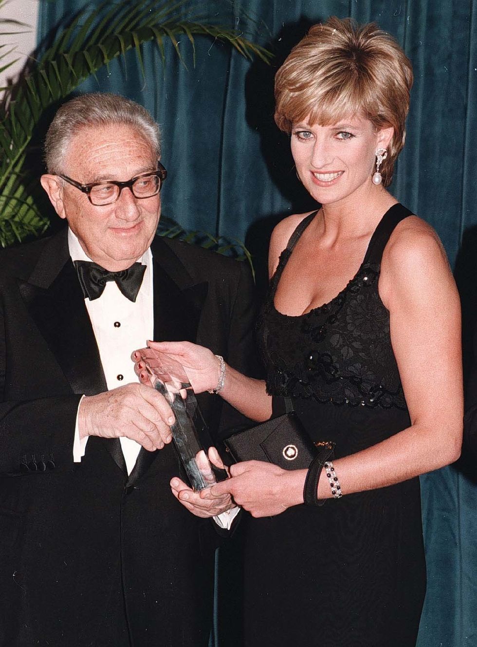 Princess of Wales with Dr Henry Kissinger