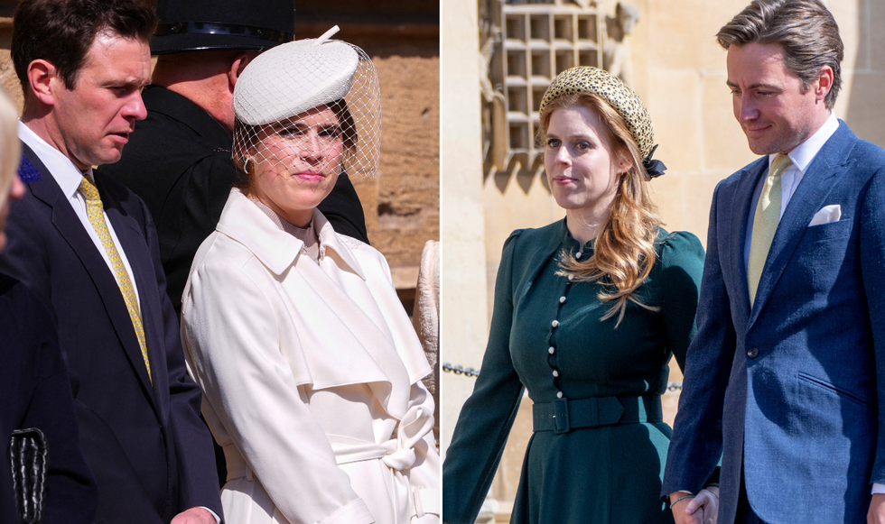 Princesses Beatrice and Eugenie