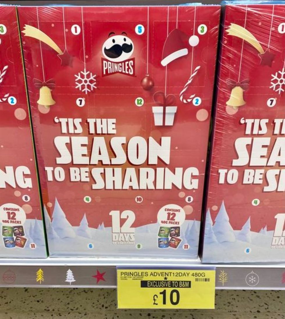 Pringles Advent Calendars at B&M