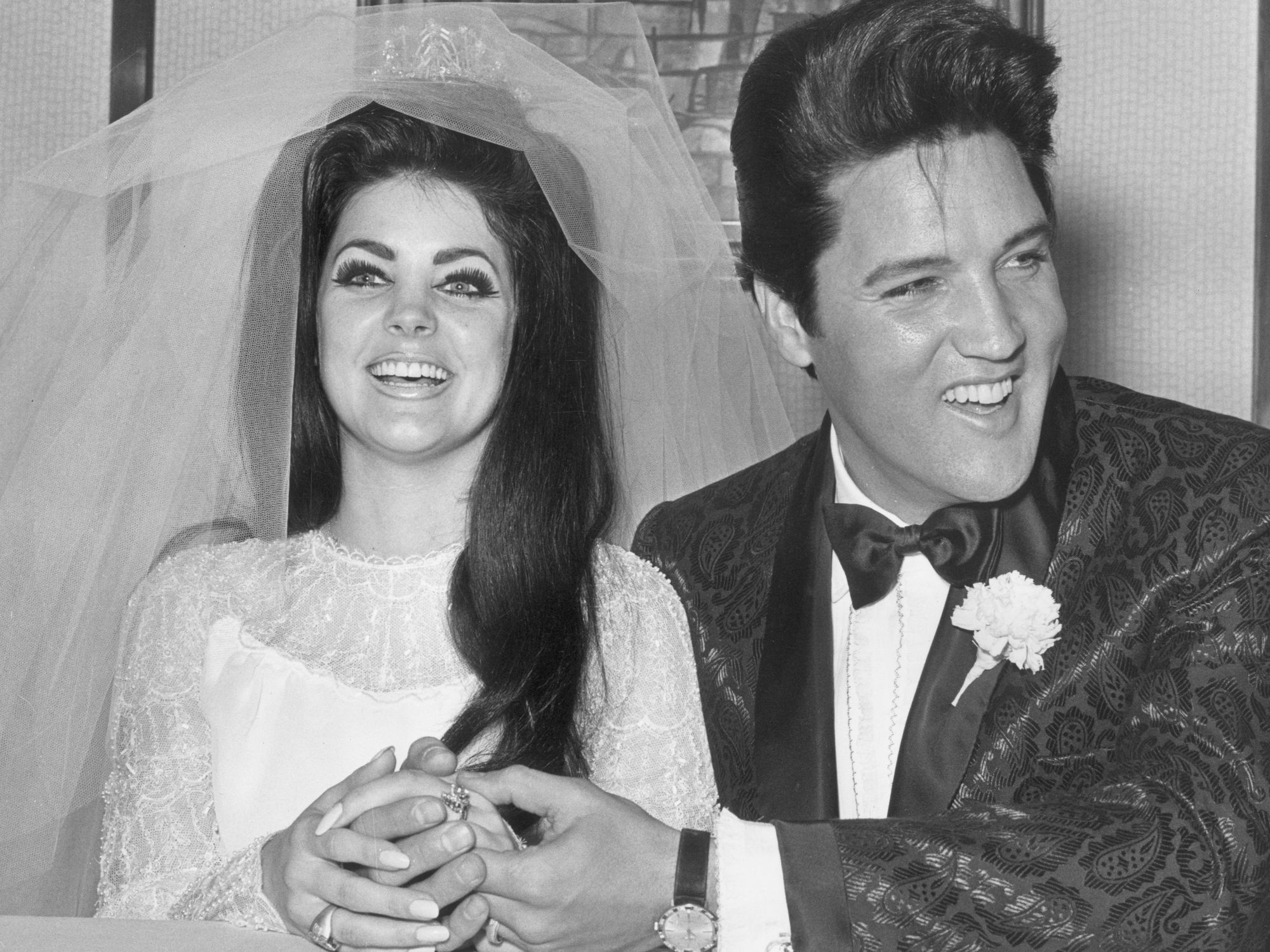 Priscilla and Elvis Presley
