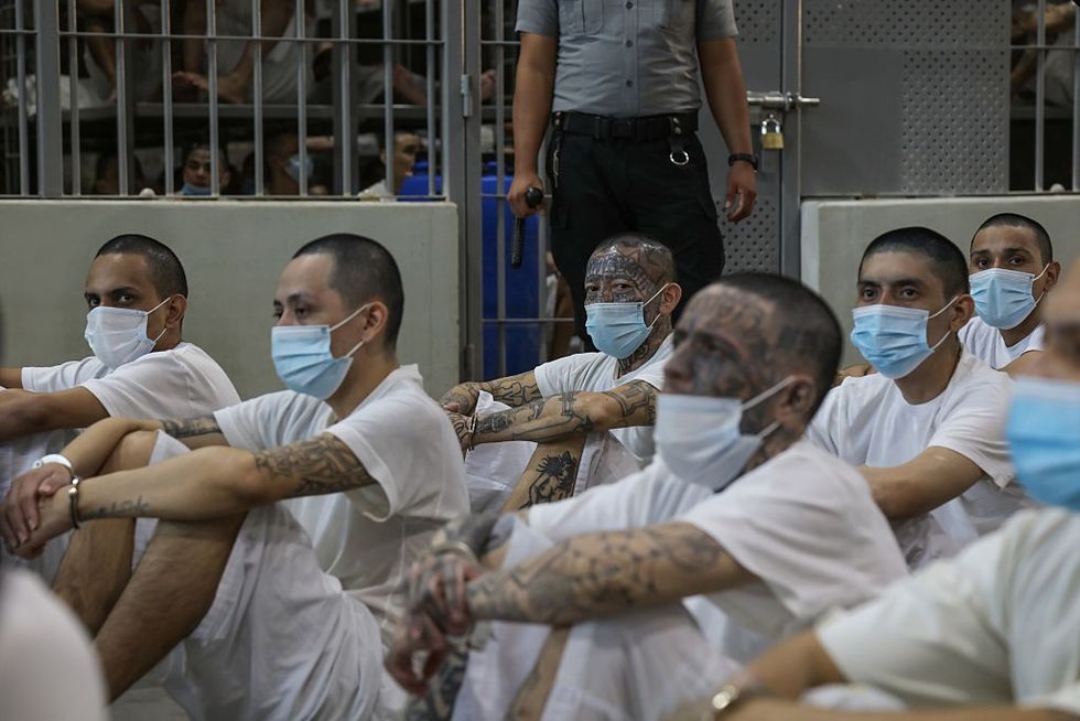 Prisoners in El Salvador