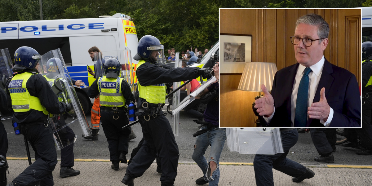 NextImg:Prisons prepare to house SIX HUNDRED rioters as Starmer vows tough crackdown