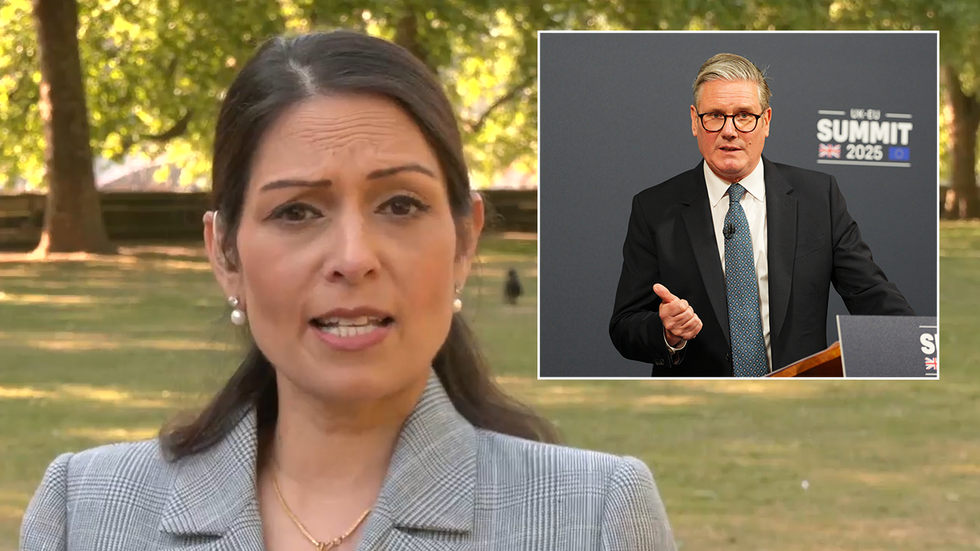 Priti Patel and Keir Starmer