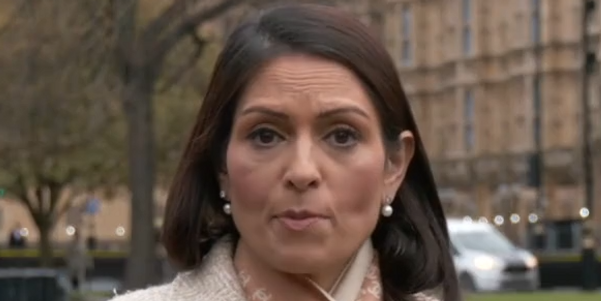 NextImg:Priti Patel calls for Britain to 'step up, be number one' and improve defence spending amid Ukraine war