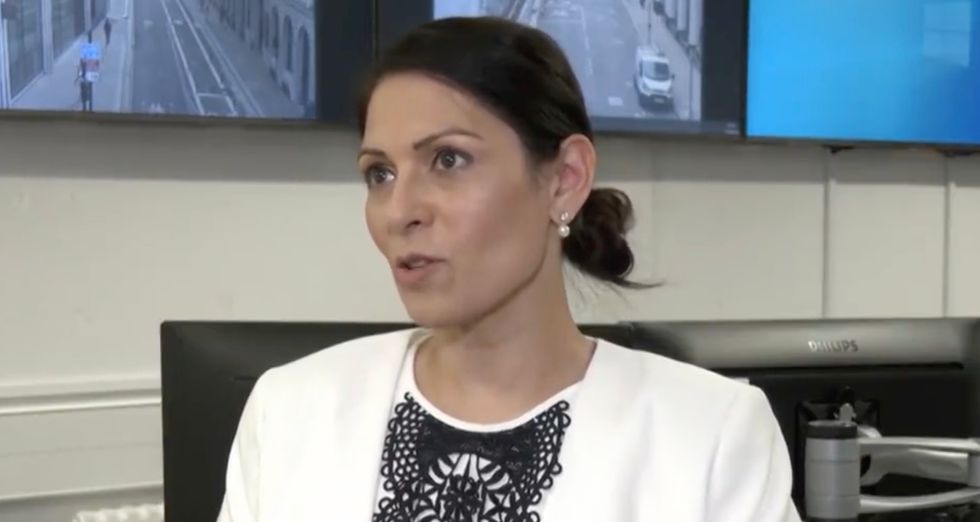 Priti Patel has outlined plans to give police more powers in the UK.