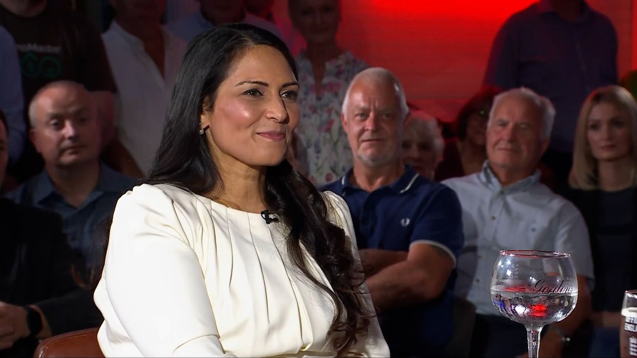 Priti Patel is interviewed on GB News