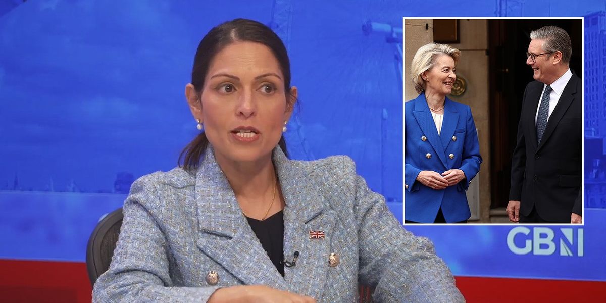 NextImg:'Bending the knee to Brussels!' Keir Starmer's 'appalling' EU deal torn apart by Priti Patel in scathing attack: 'Outrageous'