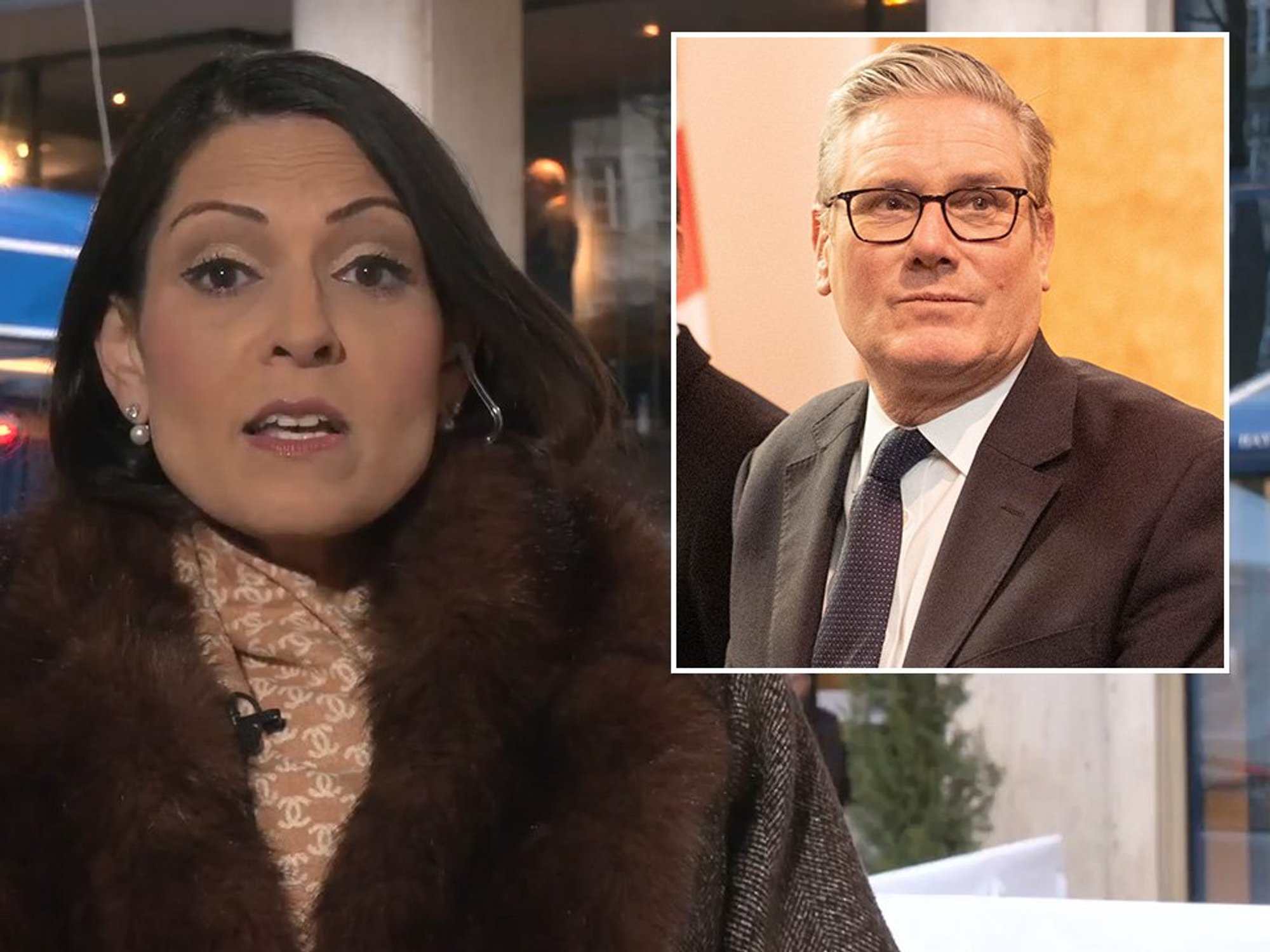 Priti Patel, Keir Starmer