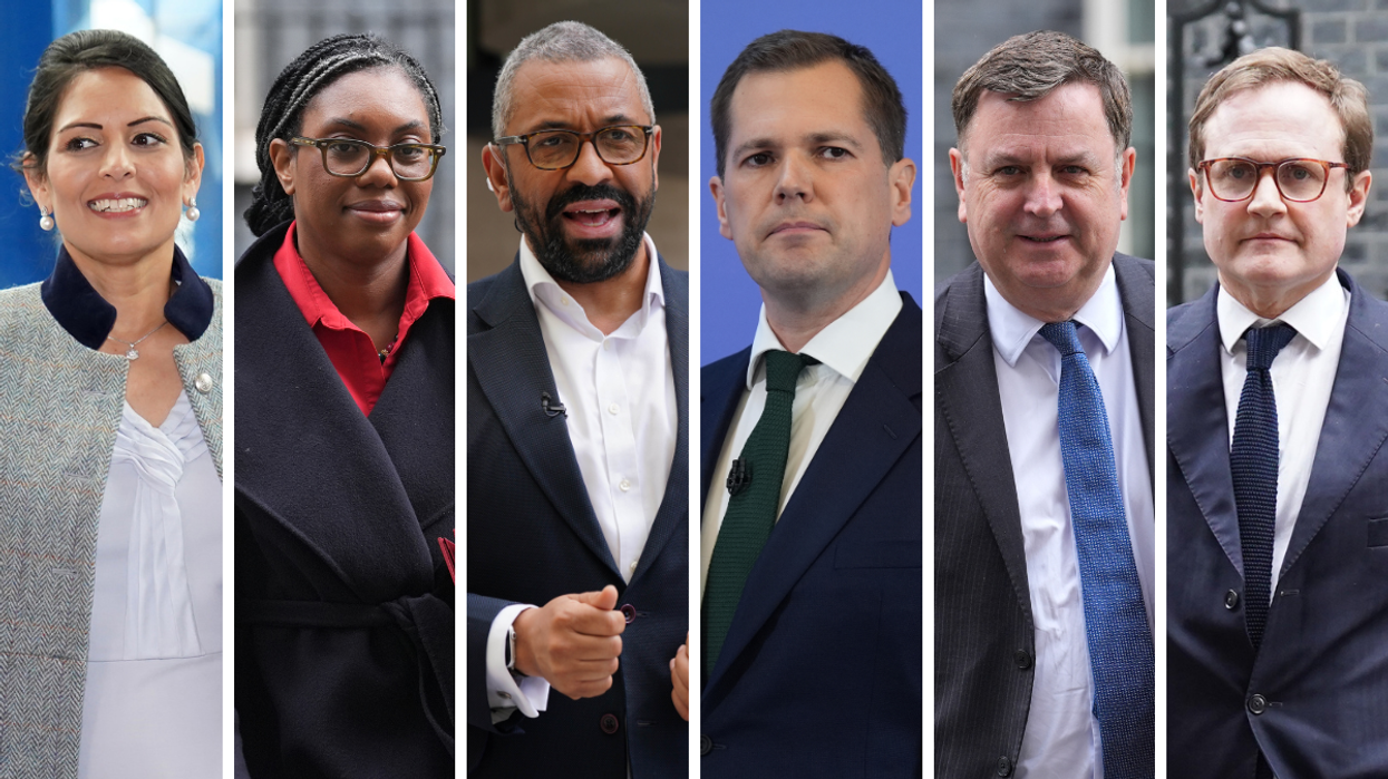 Priti Patel, Kemi Badenoch, James Cleverly, Robert Jenrick, Mel Stride and Tom Tugendhat