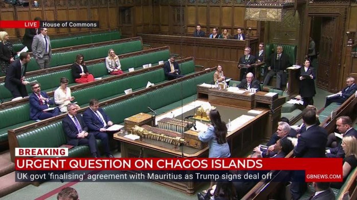 WATCH: Priti Patel raises urgent question over Chagos in the Commons