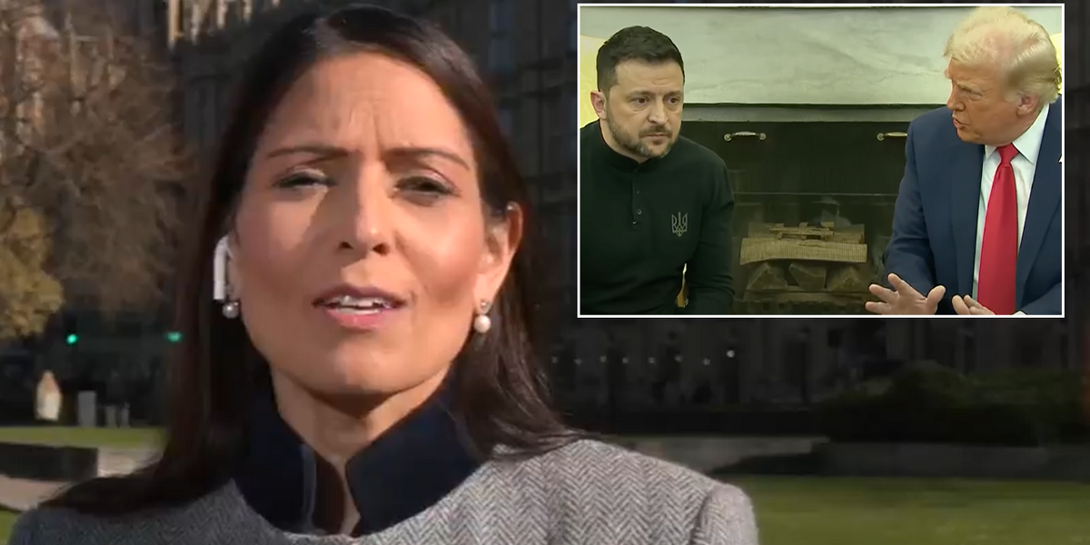 NextImg:Priti Patel says Trump’s frustrations ‘understandable’ after ‘awful’ row with Zelensky