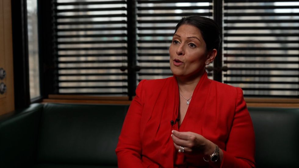 Priti Patel speaks to GB News