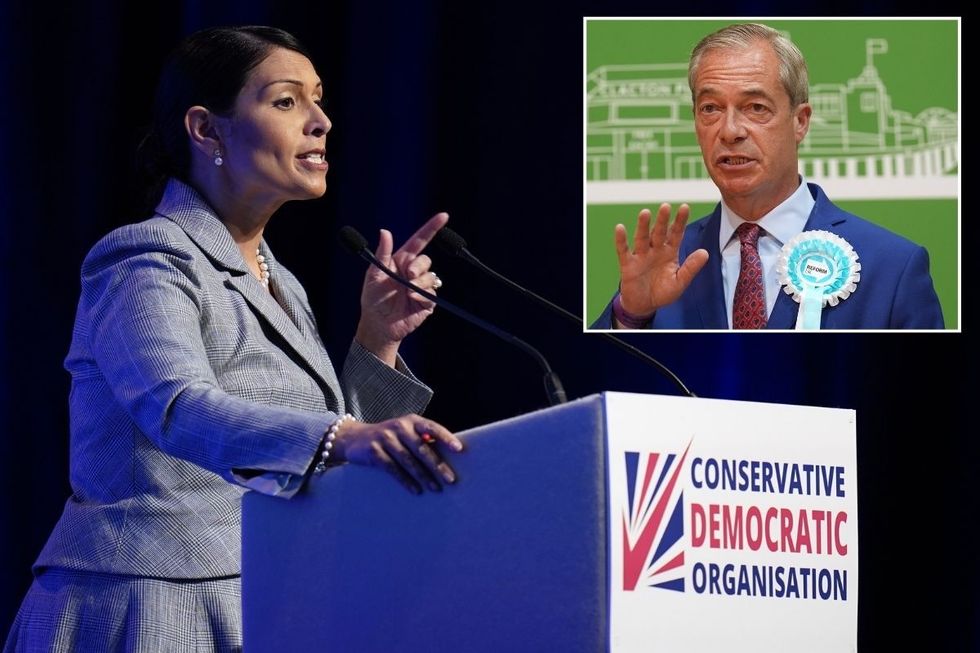 Priti Patel \u2018best-placed\u2019 to take on Farage as Reform bigwig backs bid
