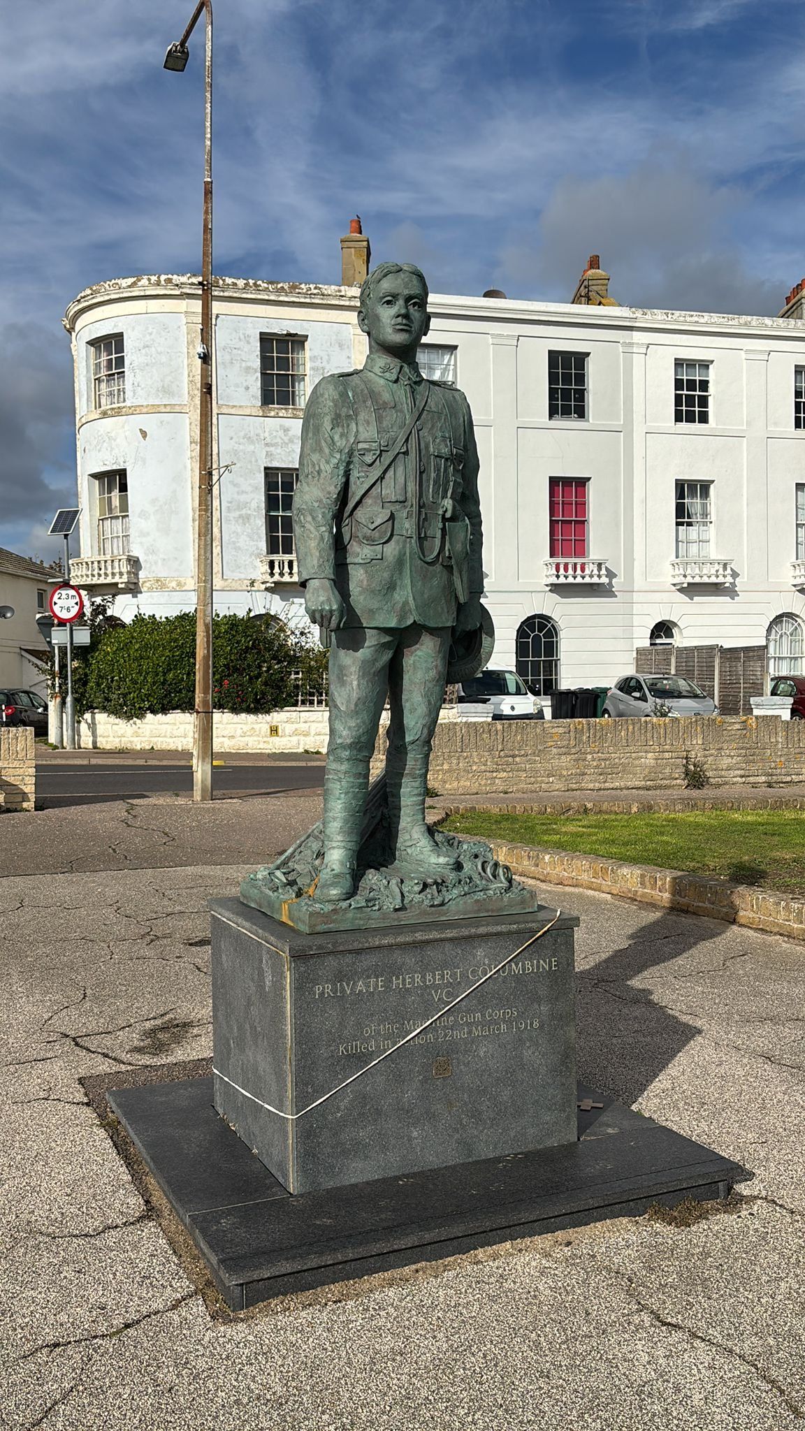 Private Herbert Columbine statue
