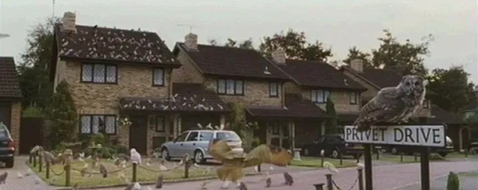 Privet Drive in the original Harry Potter films