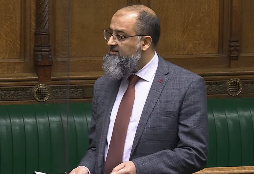 Pro-Gaza MP Iqbal Mohamed voice his opposition to a ban