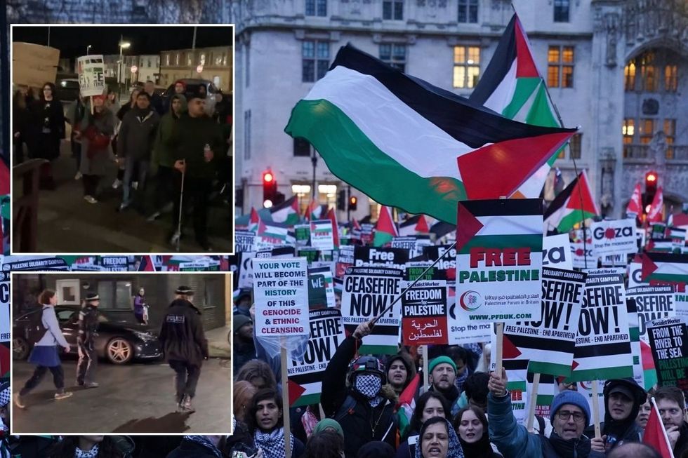 Pro-Palestine activists targeted both Labour and Tory events