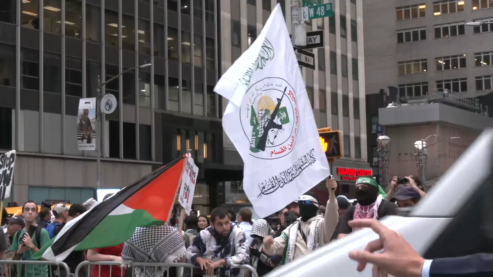 Pro Palestine demo in NYC