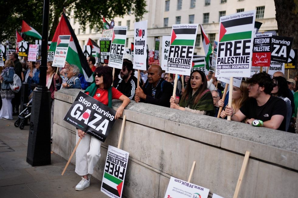 Pro-Palestine protest in London