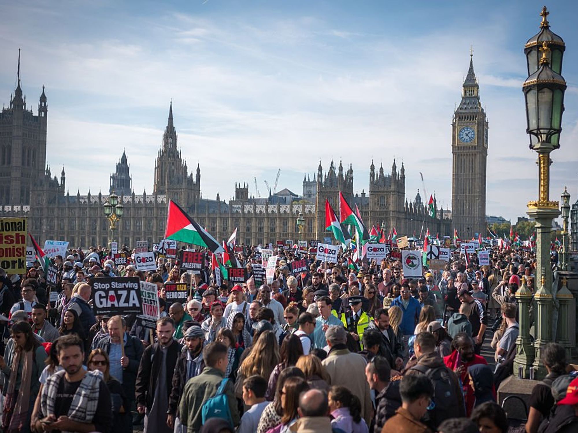 Pro-Palestine protest in London