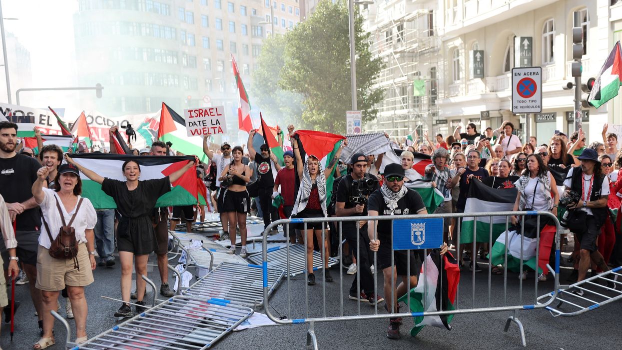 Pro-Palestine protest in Madrid