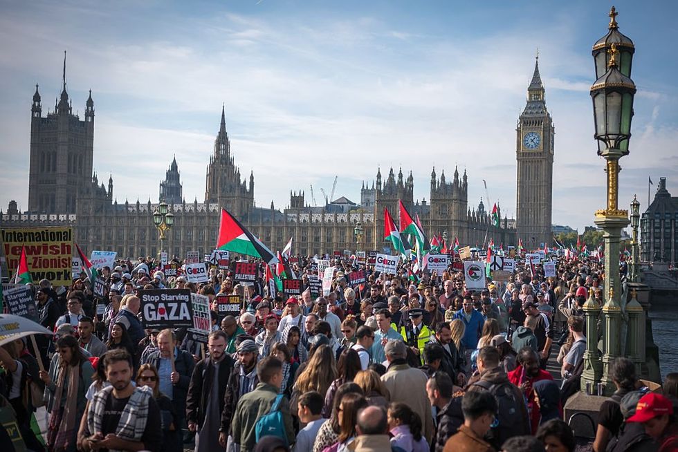 Pro-Palestine protest London