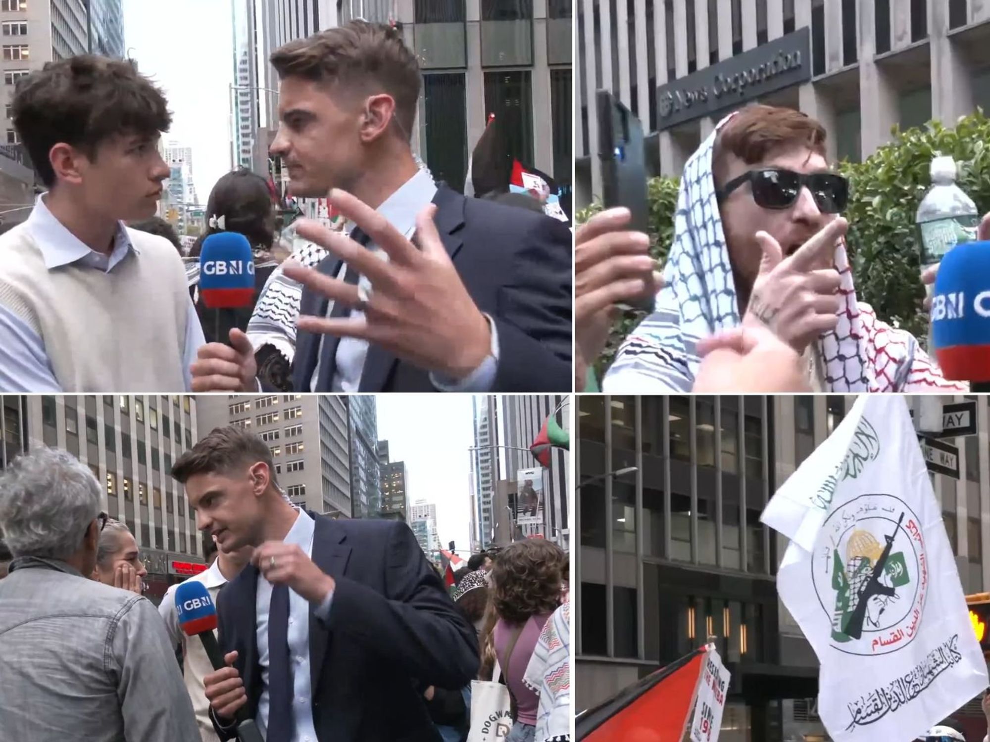 pro-Palestine protester