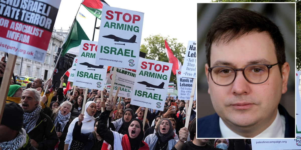 NextImg:Pro-Palestine protesters shut down Czech foreign minister's speech at British university accusing him of 'genocide'