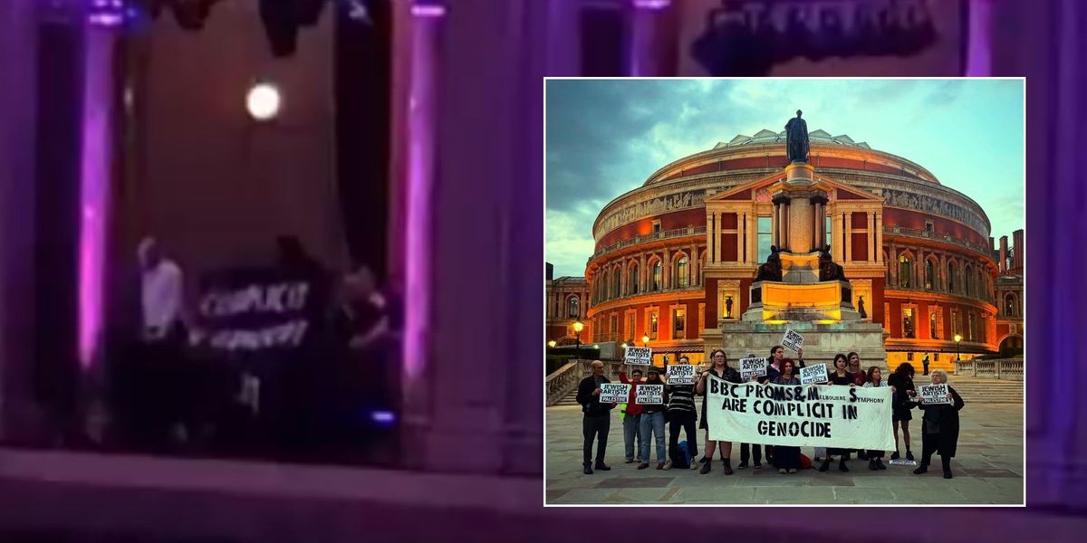 NextImg:Pro-Palestine protesters disrupt BBC Proms for 10 minutes as audience members turn against demonstrators