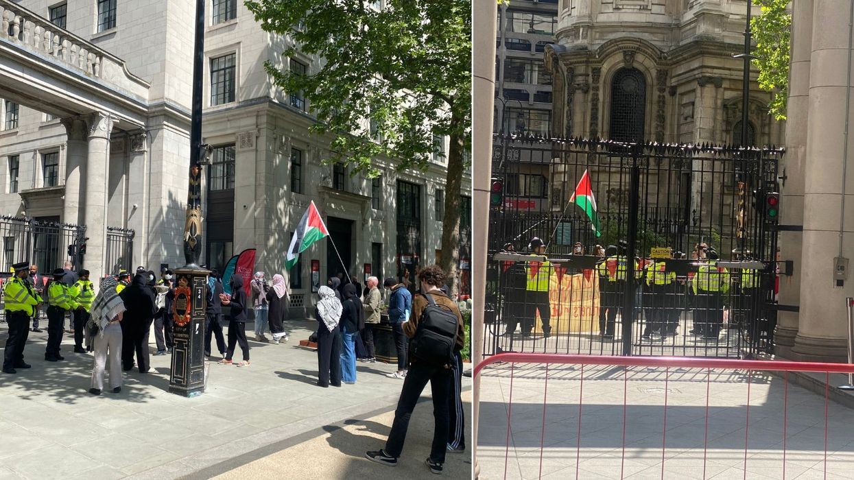 Pro-Palestine protesters