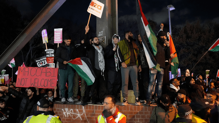 Pro-Palestine protesters