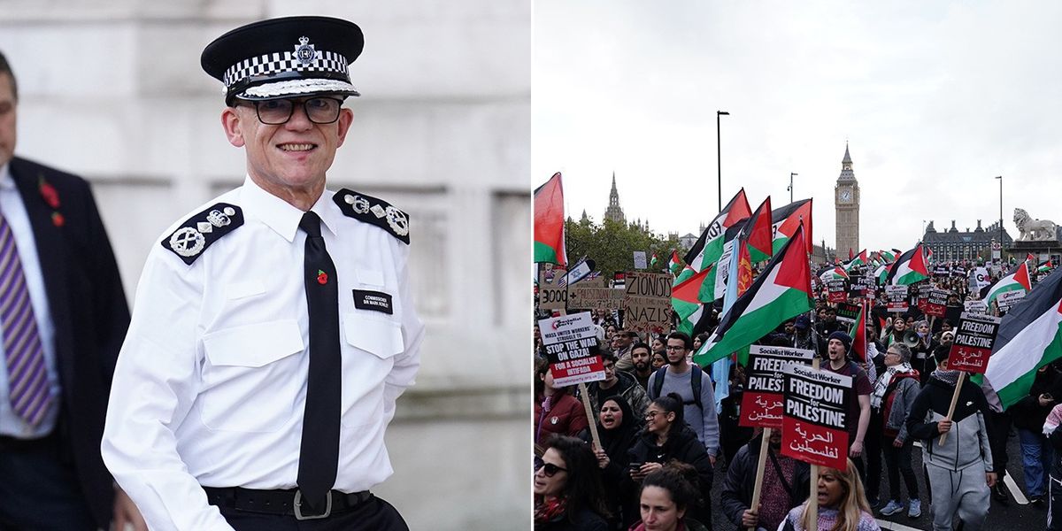 NextImg:Pro-Palestine protestors declare ‘the Met Police are with us!’ as they feel ‘vindicated’ by Sir Mark Rowley