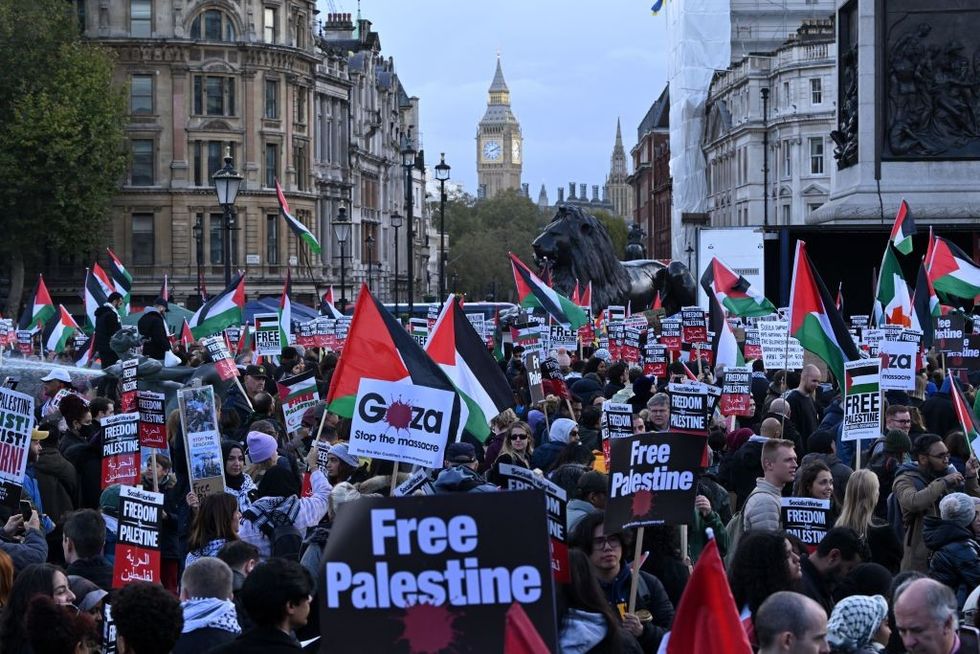 Pro-Palestine protests in London 