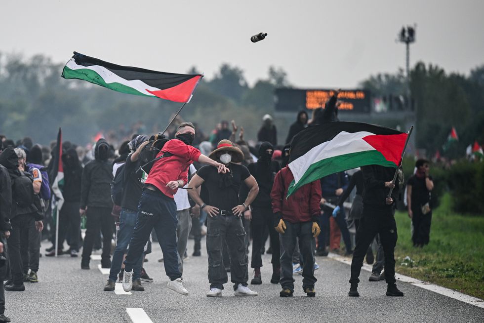 Pro-Palestine protests in Rome