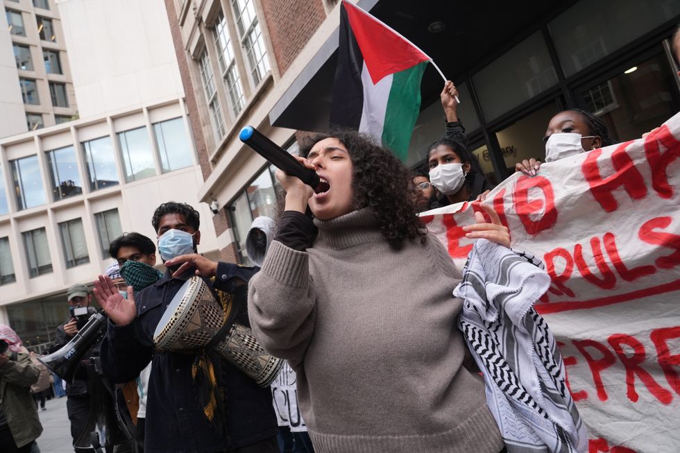 Pro-Palestine protests were seen across the UK yesterday