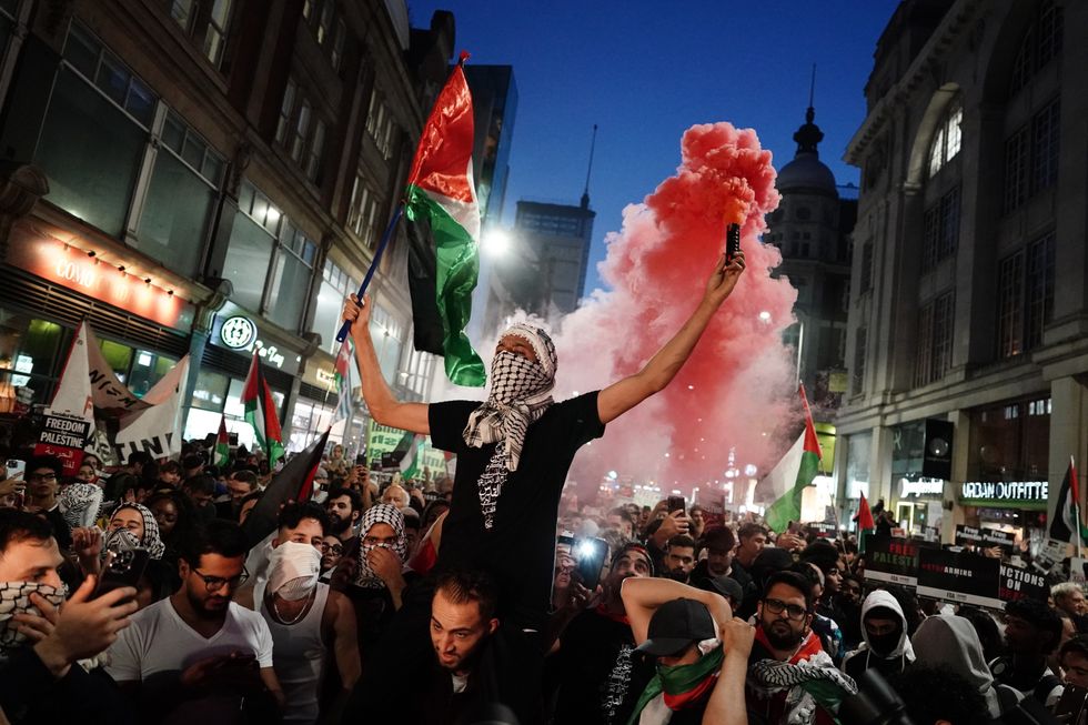 Pro-Palestine rally in London