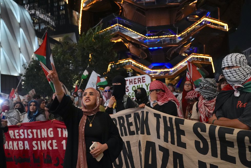 Pro-Palestine rally in New York