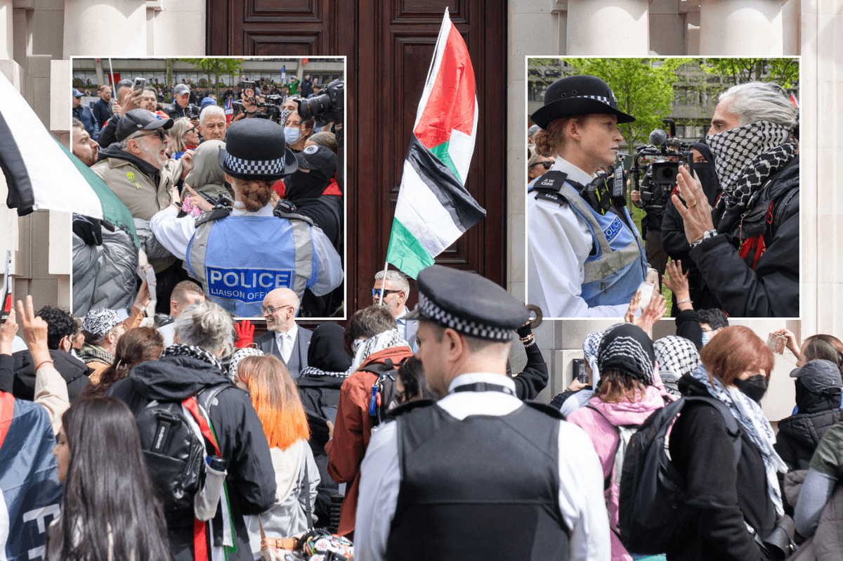Pro-Palestinian march