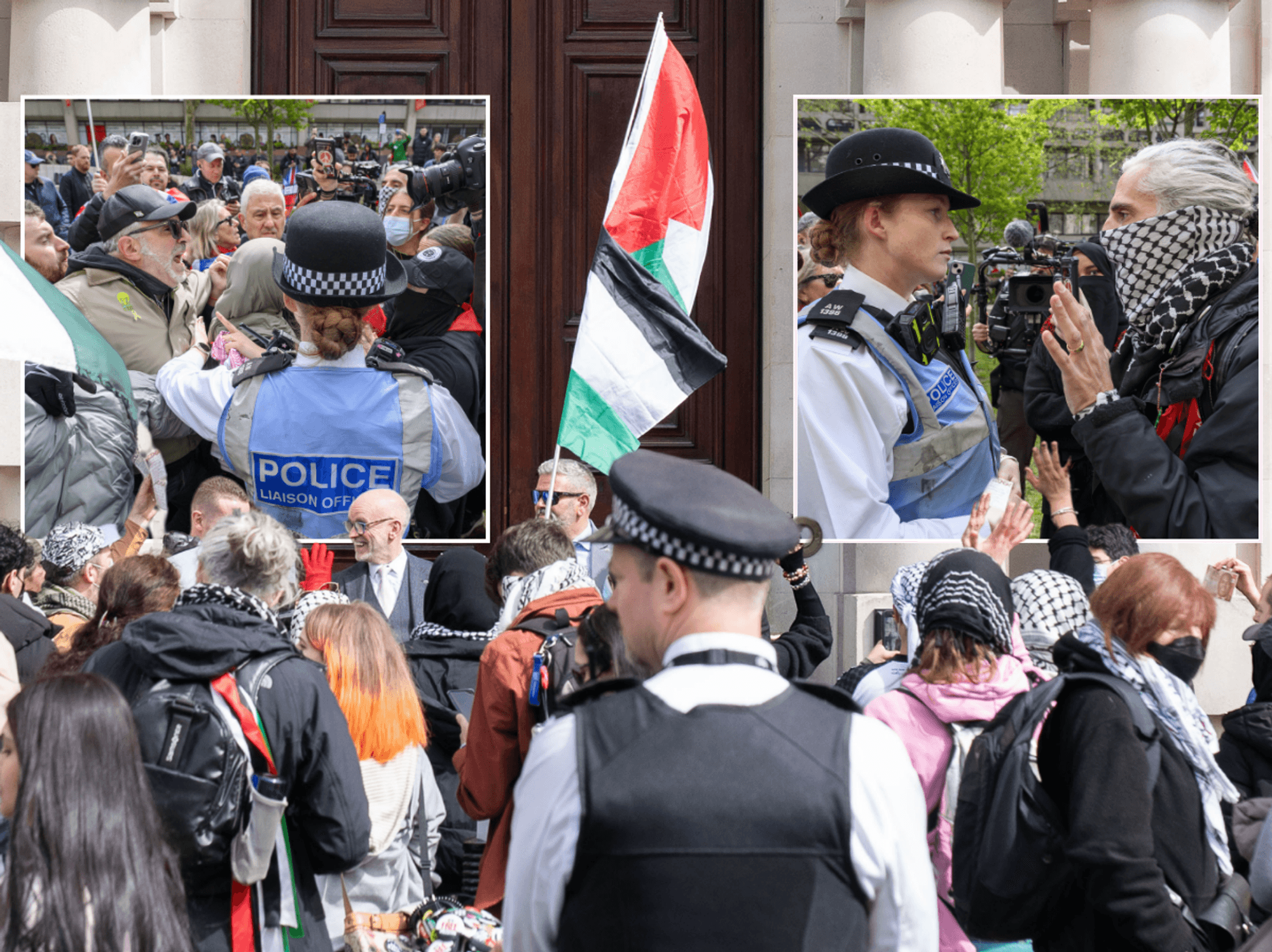 Pro-Palestinian march