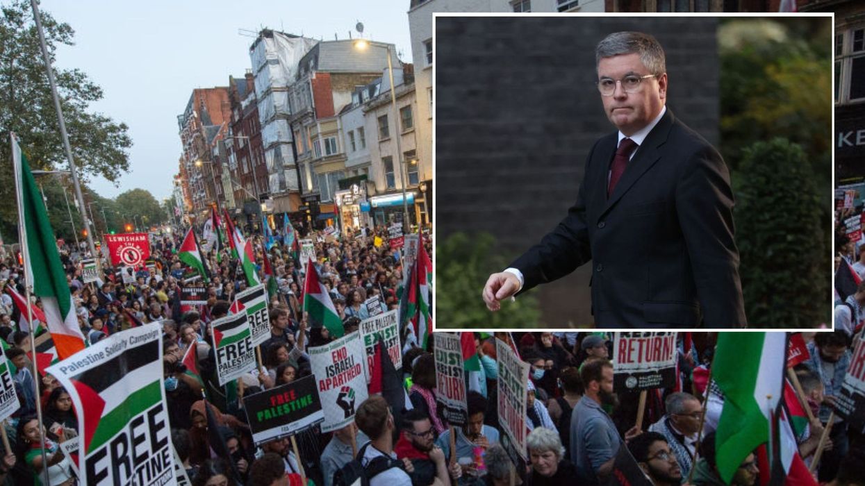 Pro-Palestinian protest in London