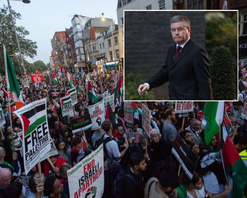 Pro-Palestinian protest in London