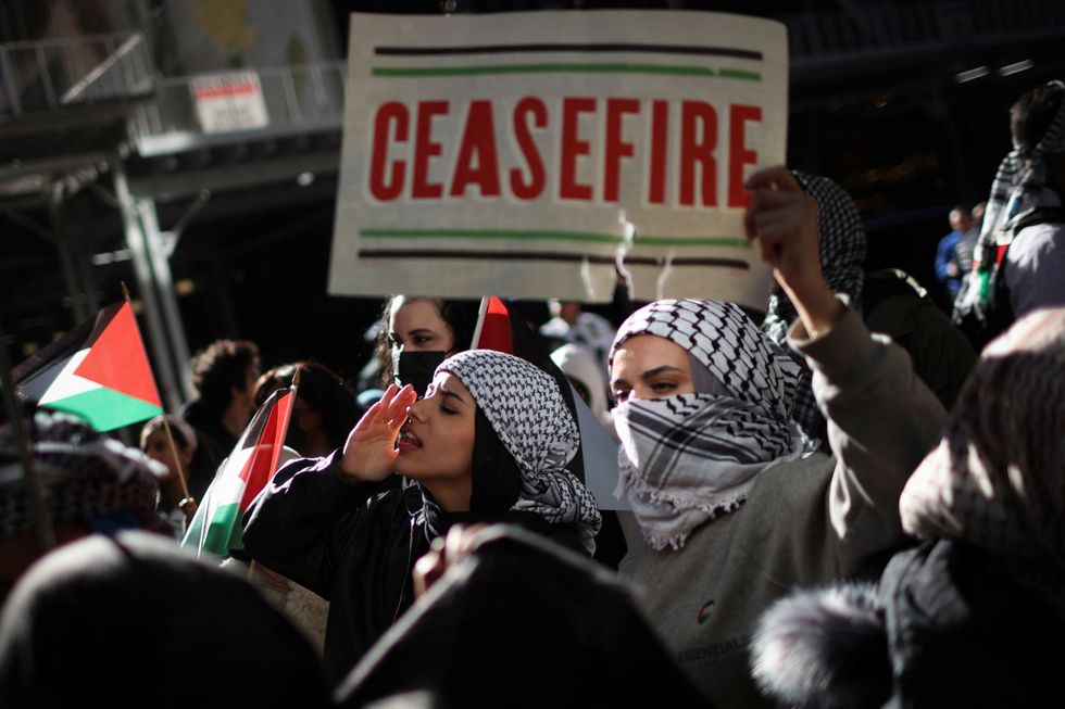 Pro-Palestinian protests in New York