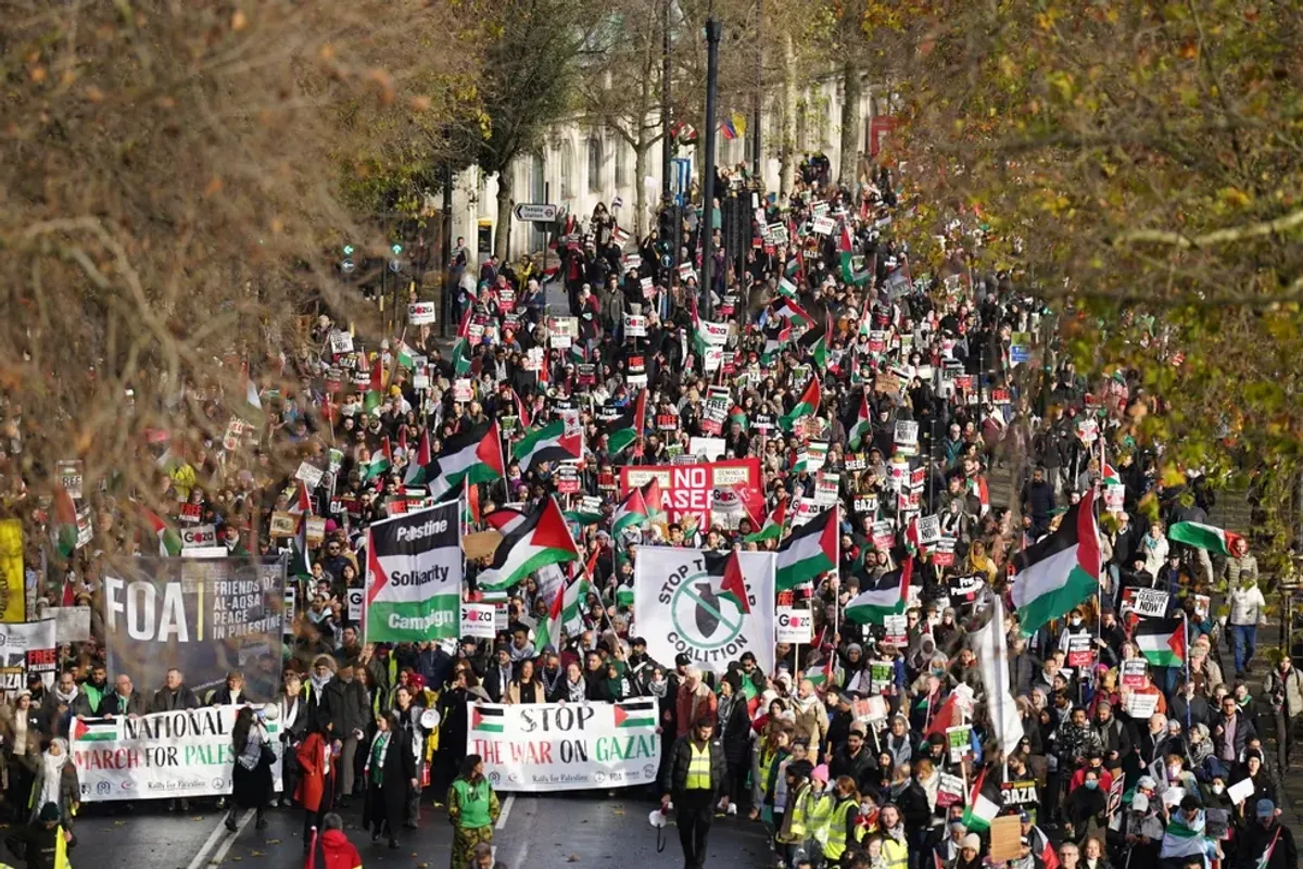 Pro-Palestinian rally