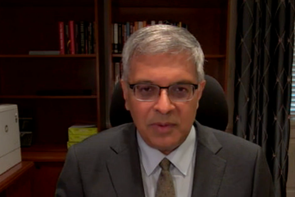 Professor Jay Bhattacharya, director of the US National Institutes of Health