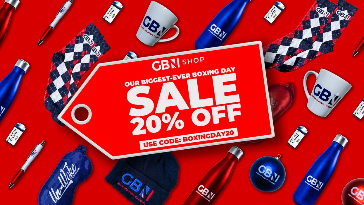promotional banner for GBN shop boxing day sale