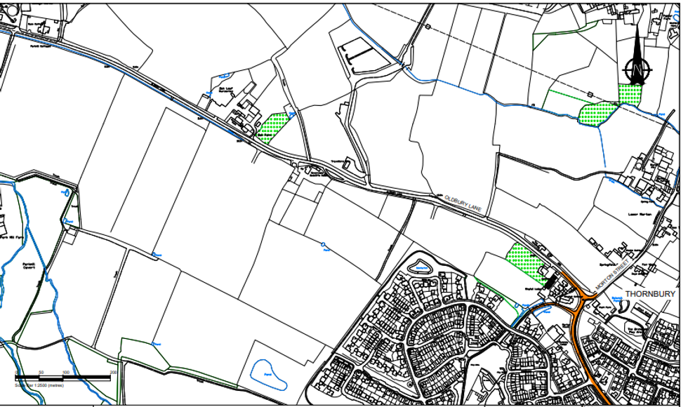Proposed lower speed limit route