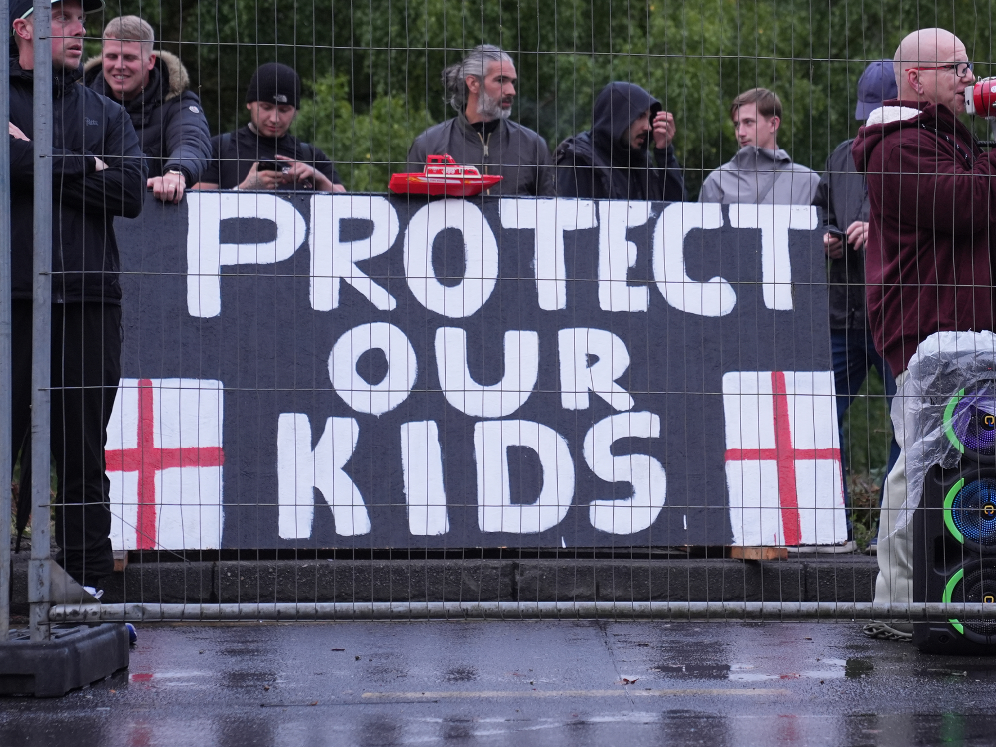 Protect our kids protest