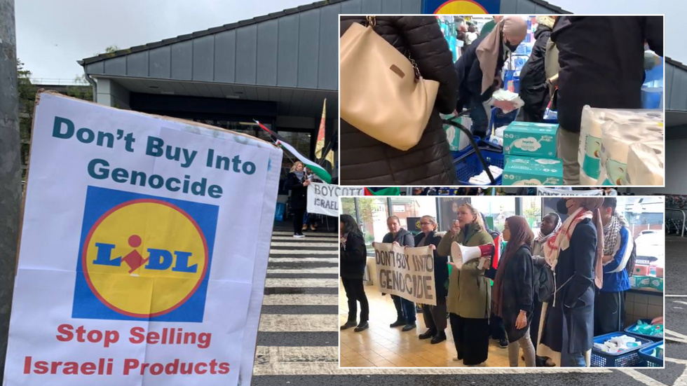 Protest at Lidl Cathays