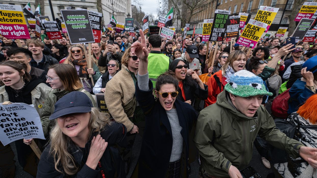 Protest outside Houses of Parliament