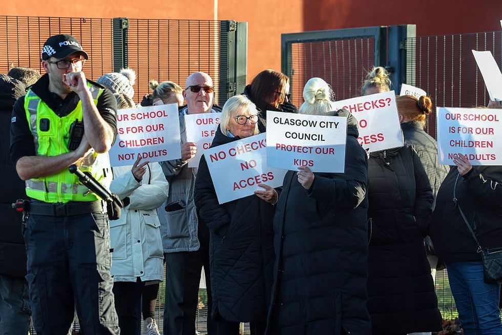 Protest school Glasgow